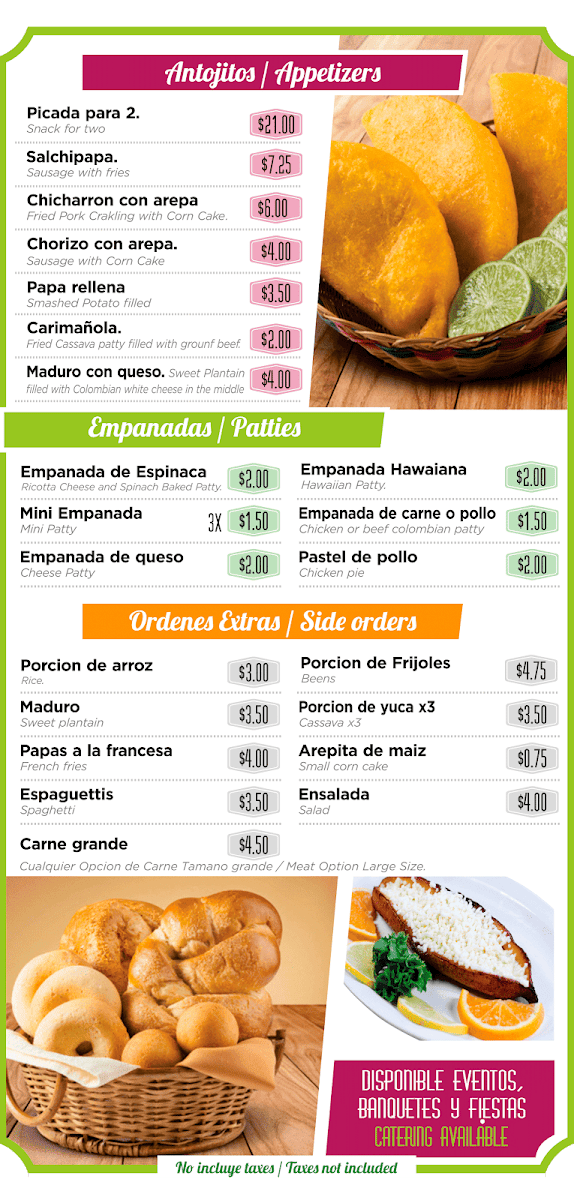 La Abundancia Menu - Image 4